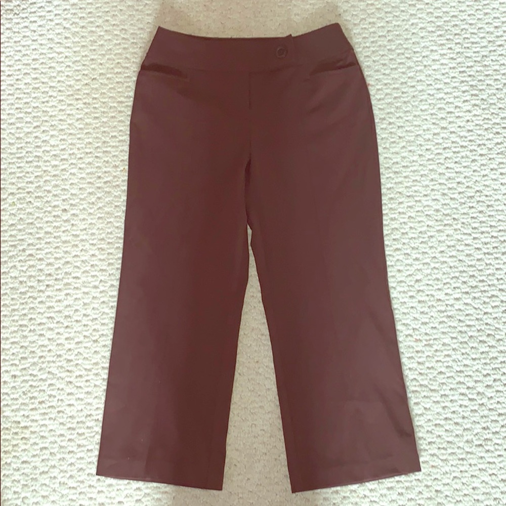 Capri length, causal blazer pants